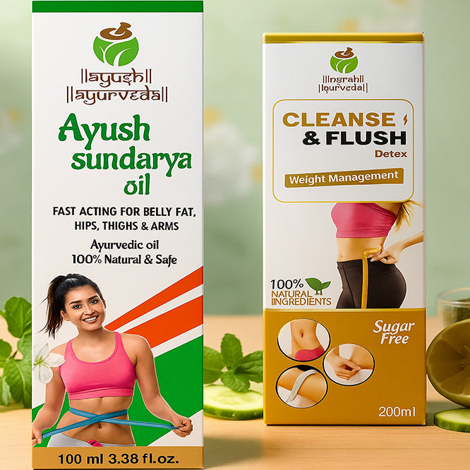 Ayush Sundarya Oil & Weight Loss Detox